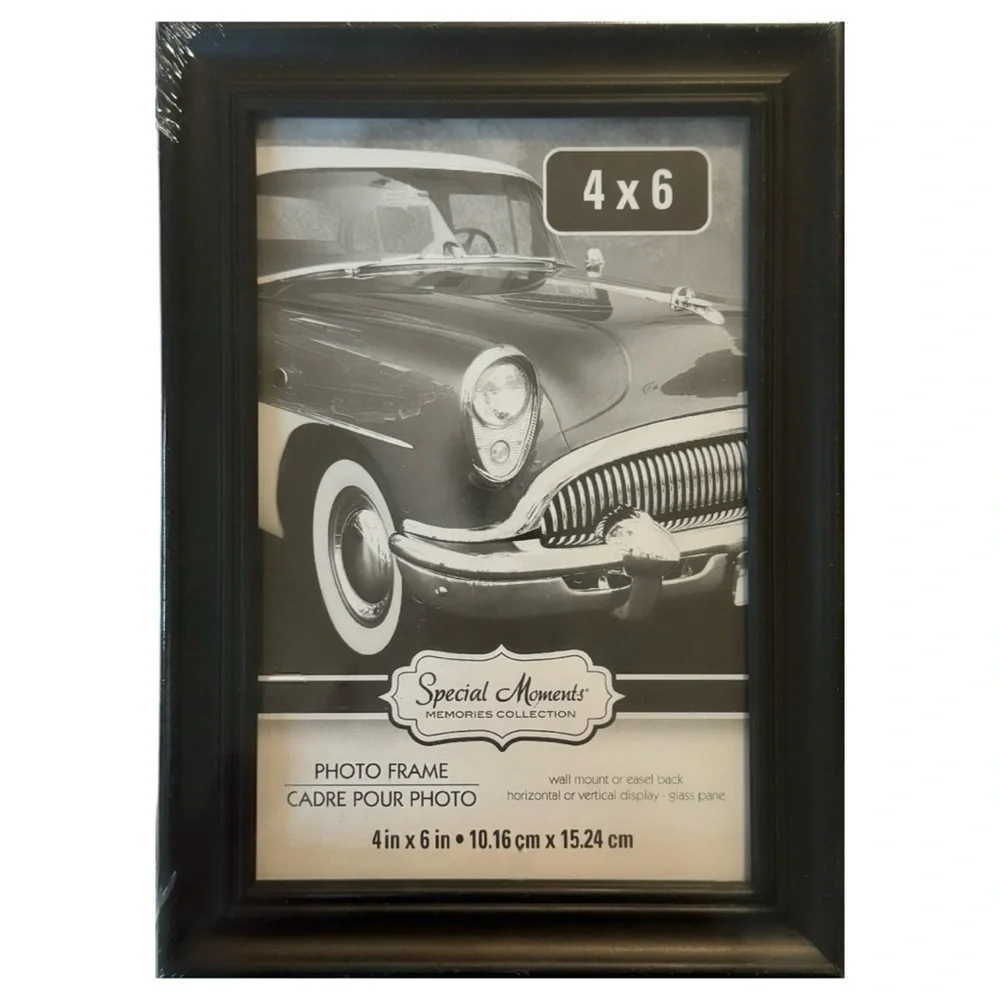 Black 4” x 6” Picture Frame